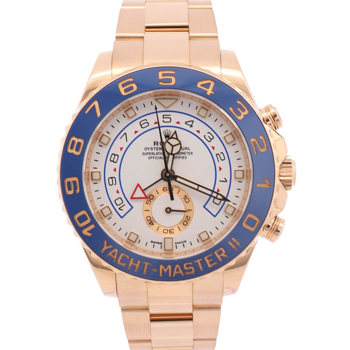 Rolex Yacht-Master II 44mm White Dial Watch Ref# 116688