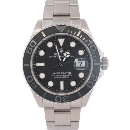 Rolex Yacht-Master 42mm Black Dial Watch Ref# 226627