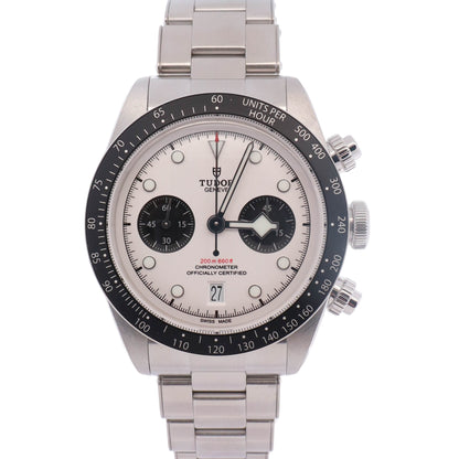 Tudor Black Bay Chrono 41mm White Dial Watch Ref# 79360N