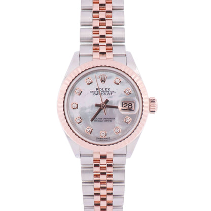 Rolex Datejust 28mm MOP Dial Watch Ref# 279171