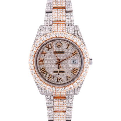 Rolex Datejust 41mm Iced Out Dial Watch Ref# 116333