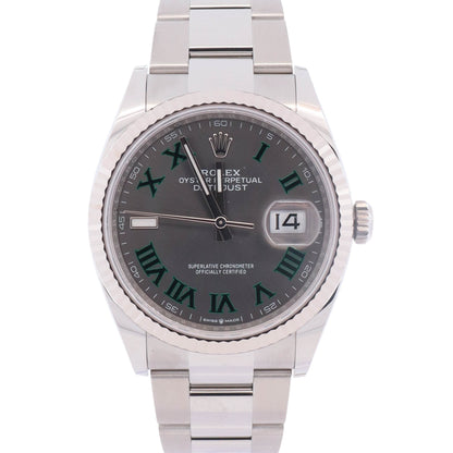 Rolex Datejust 36mm Wimbledon Dial Watch Ref# 126234