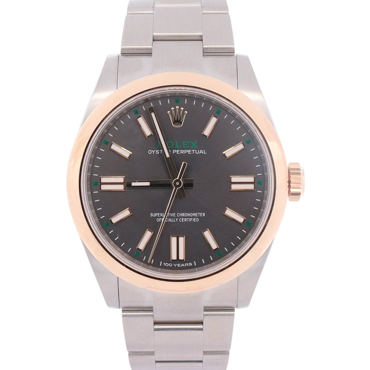 Rolex Oyster Perpetual 41mm Silver Dial Watch Ref# 134300