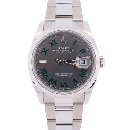 Rolex Datejust 36mm Wimbledon Dial Watch Ref# 126200