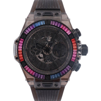Hublot Big Bang Unico 45mm Skeleton Dial Watch Ref# 411.JB.4901.RT.4099