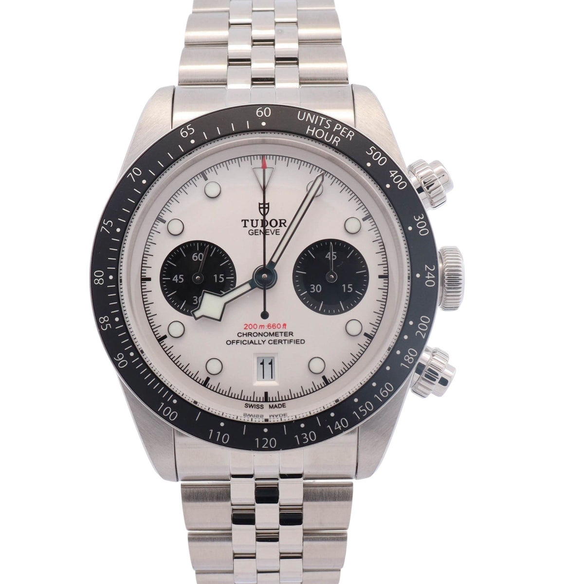Tudor Black Bay Chrono 41mm White Dial Watch Ref# 79360N
