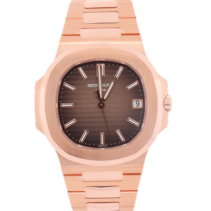 Patek Philippe Nautilus 40mm Brown Dial Watch Ref# 5711/1R-001