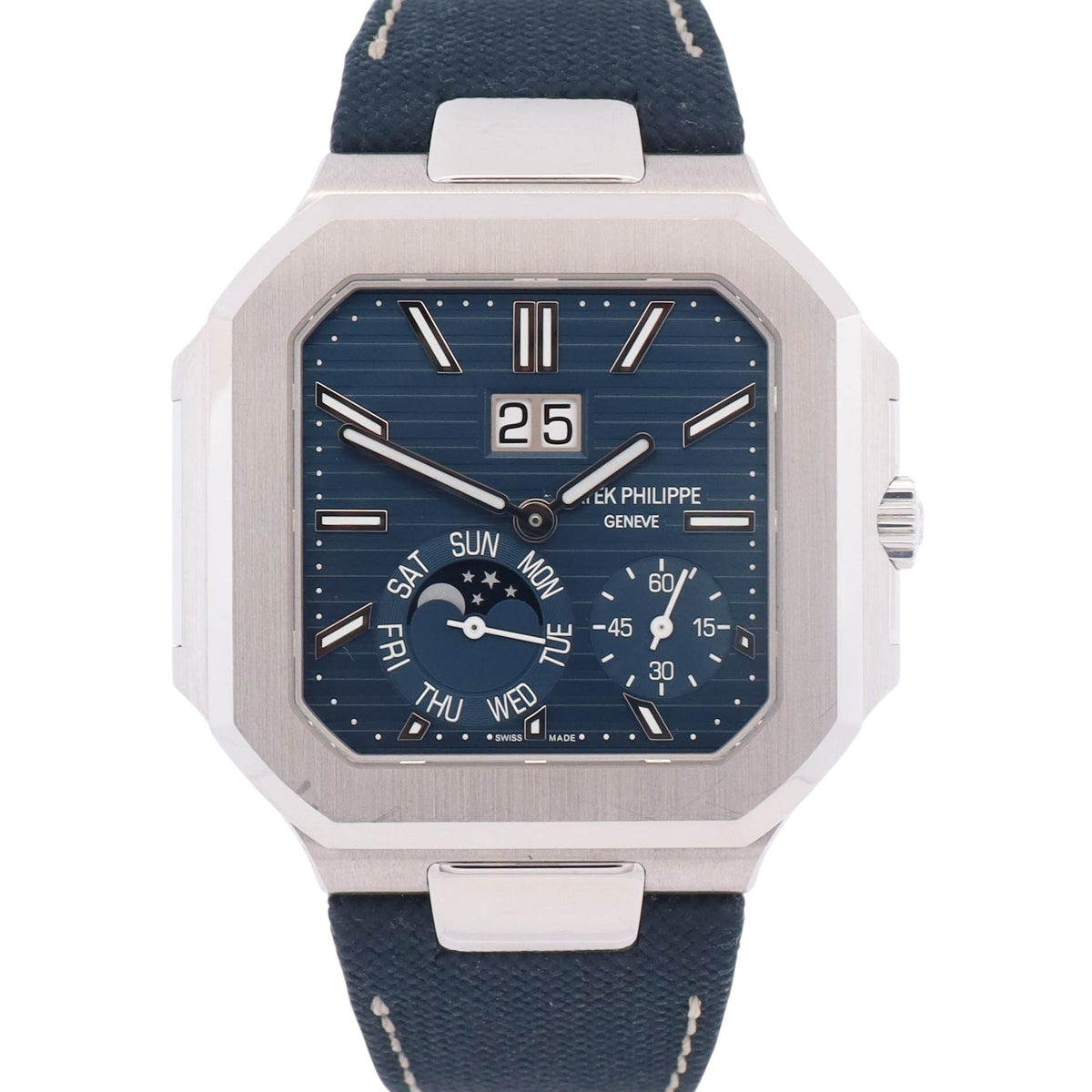 Patek Philippe Cubitus 45mm Blue Dial Watch Ref# 5822P-001