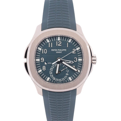 Patek Philippe Aquanaut 38.8mm Blue Dial Watch Ref# 5164G-001