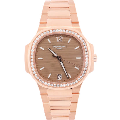 Patek Philippe Nautilus 35mm Golden Brown Opaline Dial Watch Ref# 7118/1200R-010