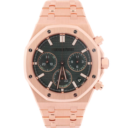 Audemars Piguet Royal Oak 41mm Green Dial Watch Ref# 26240OR.OO.1320OR.08