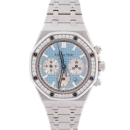 Audemars Piguet Royal Oak Blue Dial Watch Ref# 26715ST.ZZ.1356ST.01