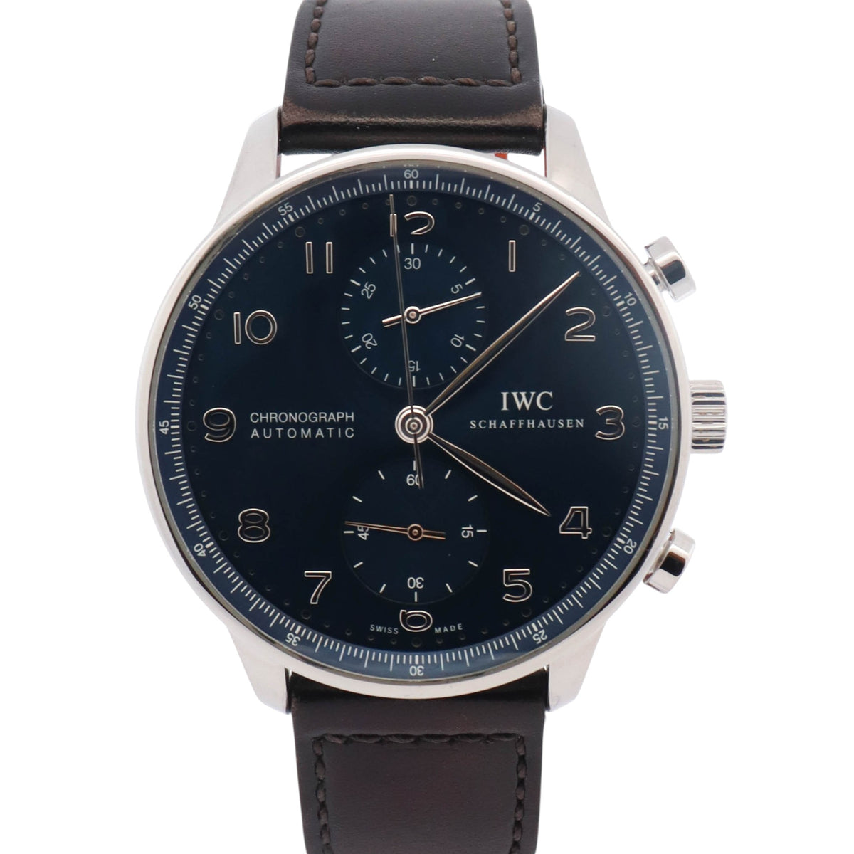 IWC Portugieser 40mm Blue Dial Watch Ref# IW371491