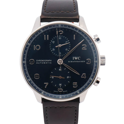 IWC Portugieser 40mm Blue Dial Watch Ref# IW371491