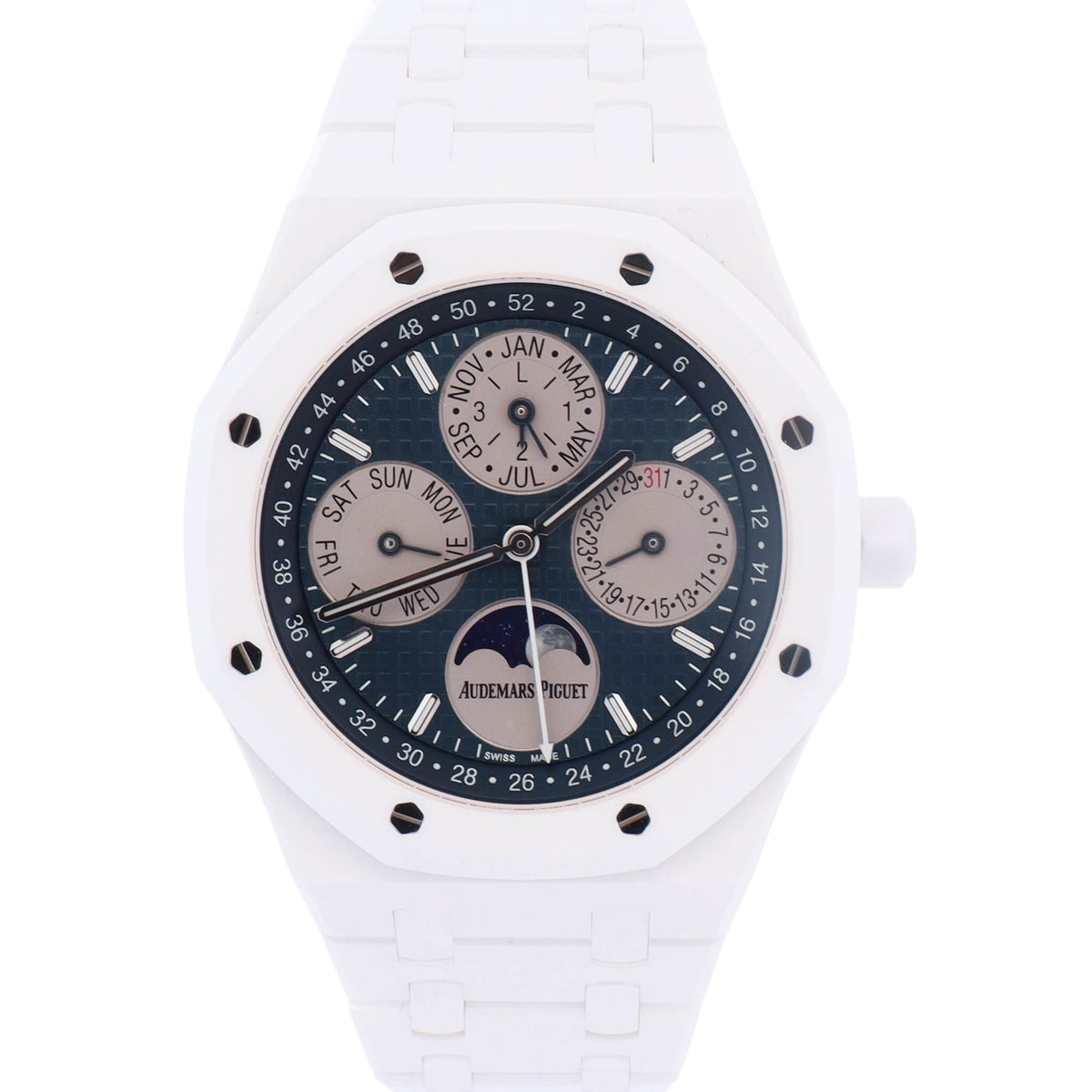 Audemars Piguet Royal Oak 41mm Blue Dial Watch Ref# 26579CB.OO.1225CB.01
