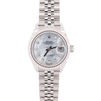 Rolex Lady Datejust 28mm Mother of Pearl Dial Watch Ref# 279174