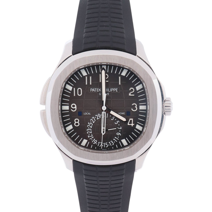 Patek Philippe Aquanaut 40mm Black Dial Watch Ref# 5164A-001