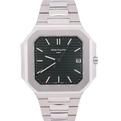 Patek Philippe Cubitis 45mm Green Dial Watch Ref# 5821/1A-001