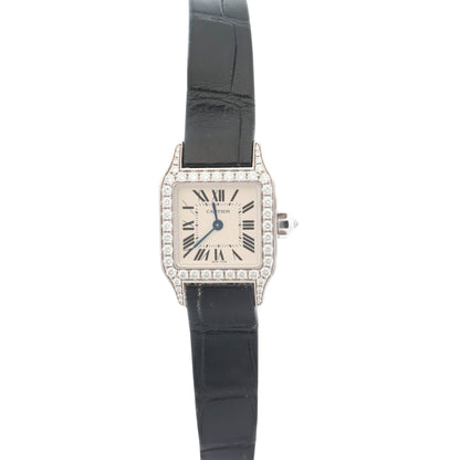 Cartier Demoiselle 28mm White Dial Watch Ref# WF902007