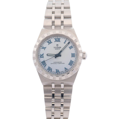 Tudor Royal 30mm Light Blue Dial Watch Ref# 2830A1A0