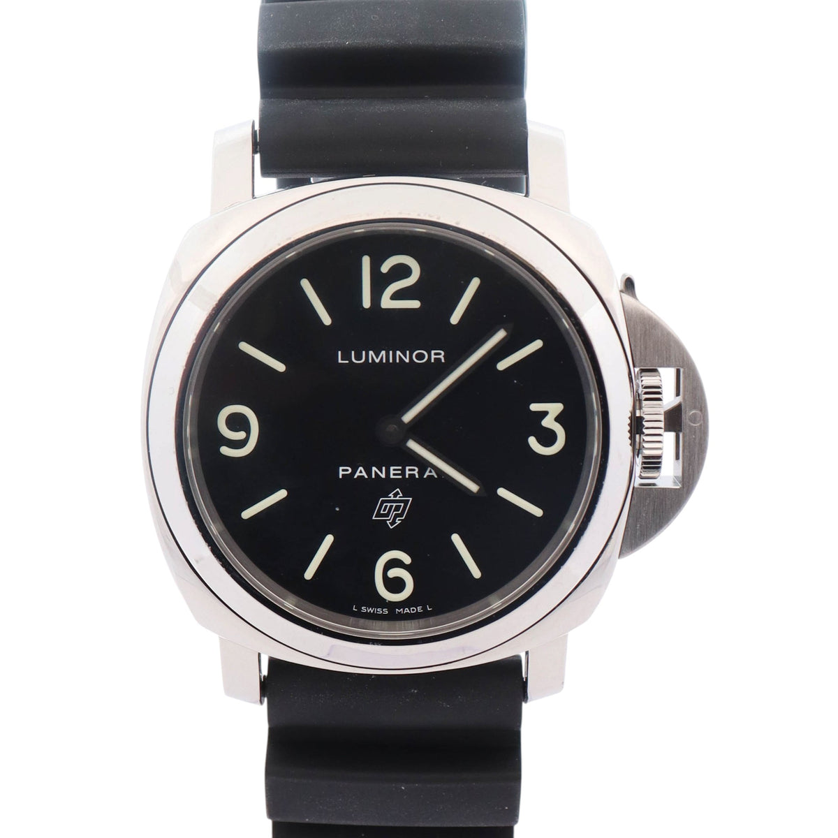 Panerai Luminor 44mm Black Dial Watch Ref# PAM01000