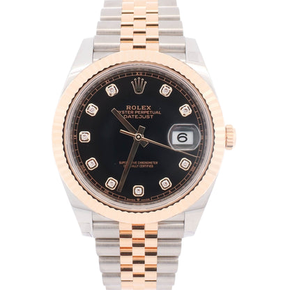 Rolex Datejust 41mm Black Dial Watch Ref# 126333