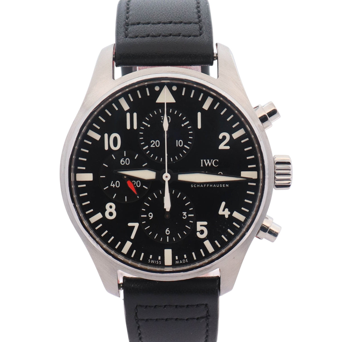 IWC Pilots 43mm Black Dial Watch Ref# IW377709