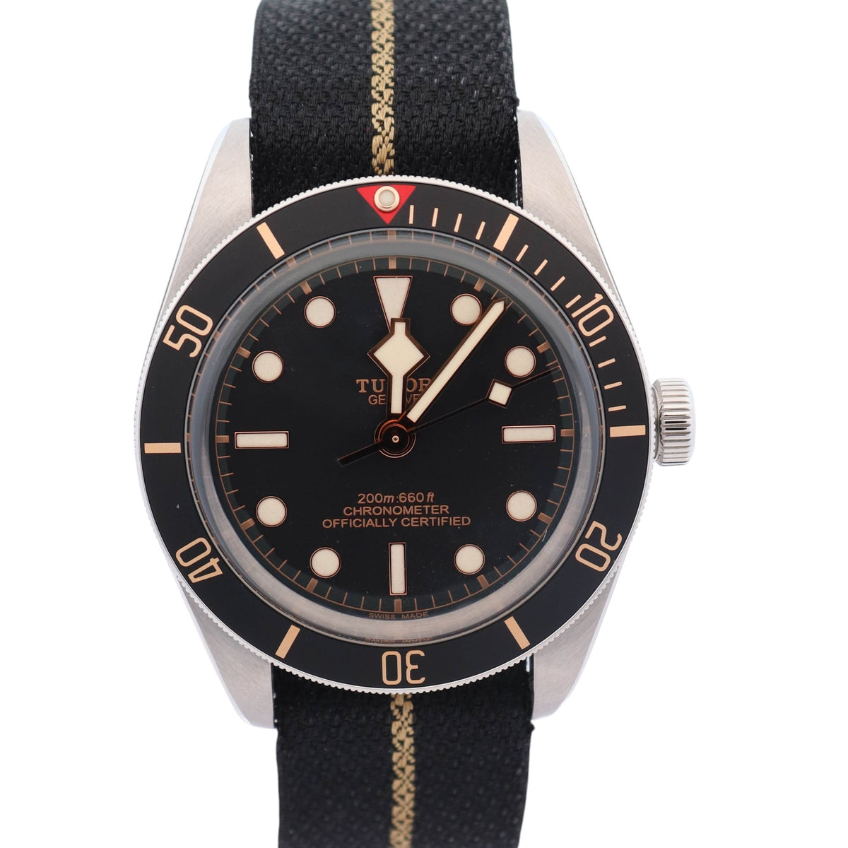 Tudor Black Bay 39mm Black Dial Watch Ref# 79030N
