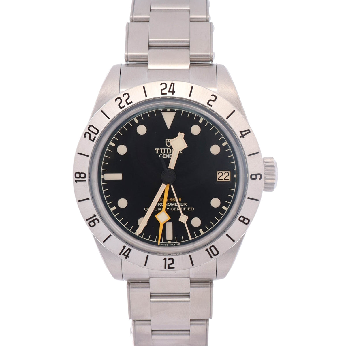 Tudor Black Bay 39mm Black Dial Watch Ref# 79470