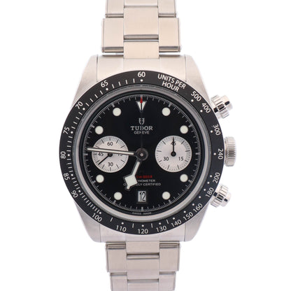 Tudor Black Bay Chrono 41mm Black Dial Watch Ref# 79360N
