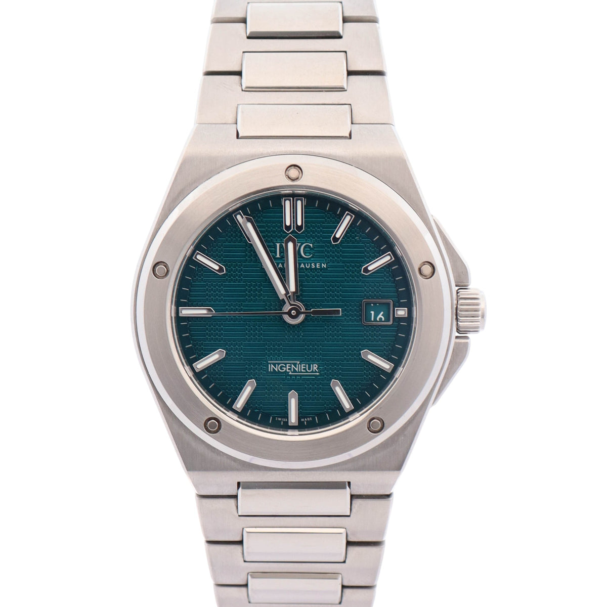 IWC Ingenieur 40mm Green Dial Watch Ref# IW328903