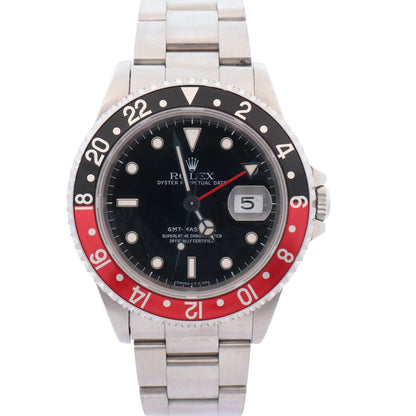Rolex GMT-Master II 40mm Black Dial Watch Ref# 16710