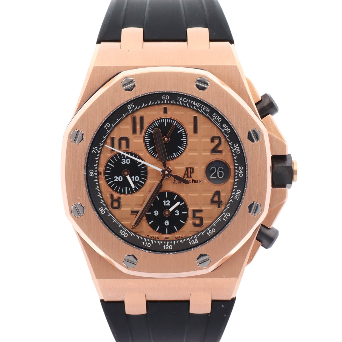 Audemars Piguet Royal Oak Offshore 42mm Rose Dial Watch Ref# 26470OR.OO.A002CR.01 (Copy)
