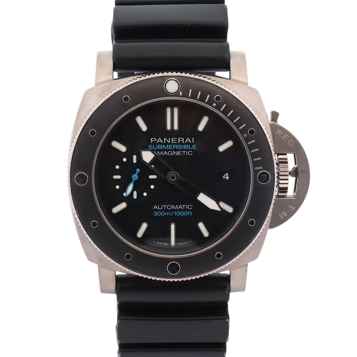 Panerai Luminor Submersible 47mm Black Dial Watch Ref# PAM01389