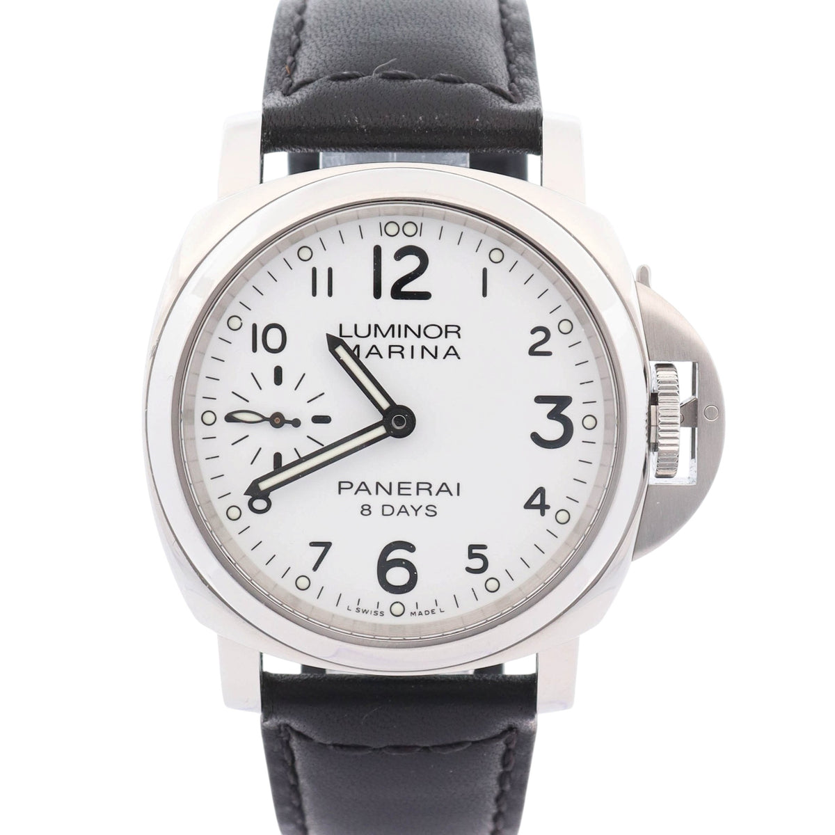 Panerai Luminor Marina 44mm White Dial Watch Ref# PAM00563