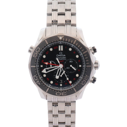 Omega Seamaster 44mm Black Chronograph Dial Watch Ref# 212.30.44.52.01.001