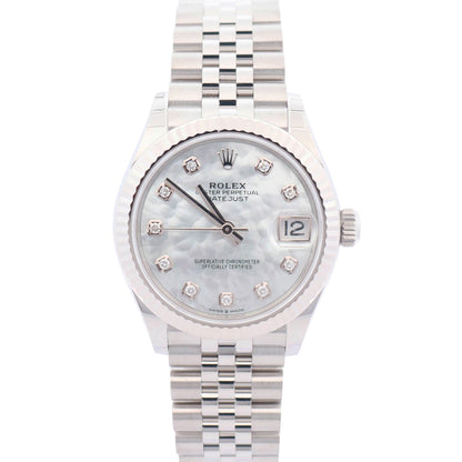 Rolex Datejust 31mm MOP Diamond Dial Watch Ref# 278274