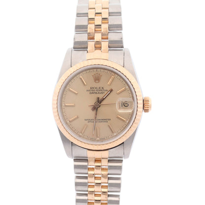 Rolex Datejust 31mm Champagne Dial Watch Ref# 68273