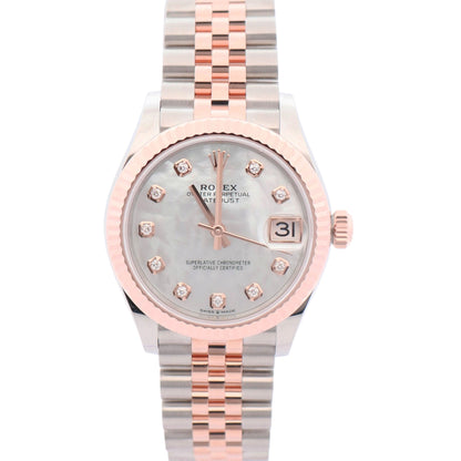 Rolex Datejust 41mm MOP Diamond Dial Watch Ref# 278271
