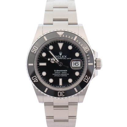 Rolex Submariner 41mm Black Dial Watch Ref# 126610LN - Happy Jewelers Fine Jewelry Lifetime Warranty