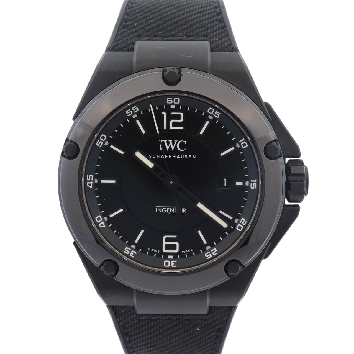 IWC Ingenieur AMG Black 46mm Black Dial Watch Ref# IW322503