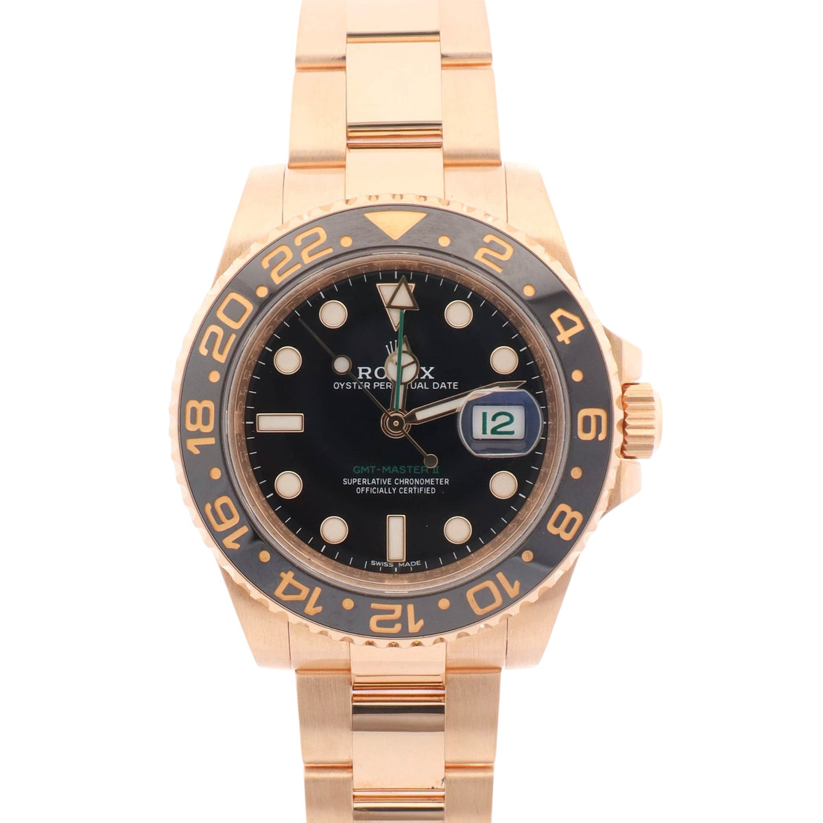 Rolex GMT Master II 40mm Black Dial Watch Ref# 116718LN