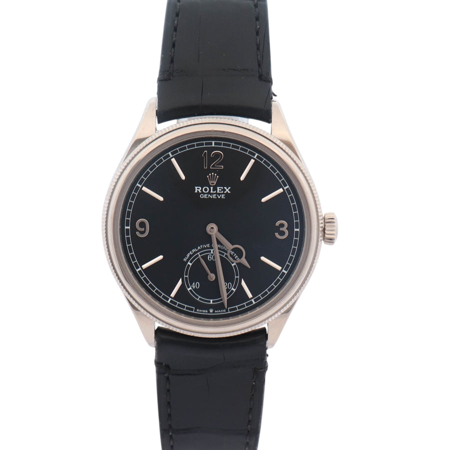 Rolex 1908 39mm Black Dial Watch Ref# 52509