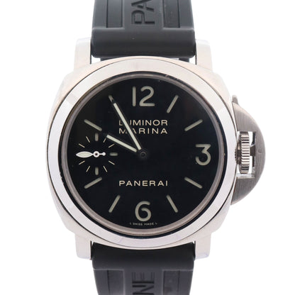Panerai Luminor 44mm Black Dial Watch Ref# PAM0111