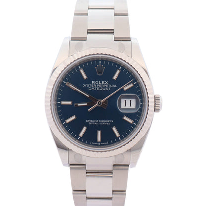 Rolex Datejust 36mm Blue Dial watch Ref# 126234