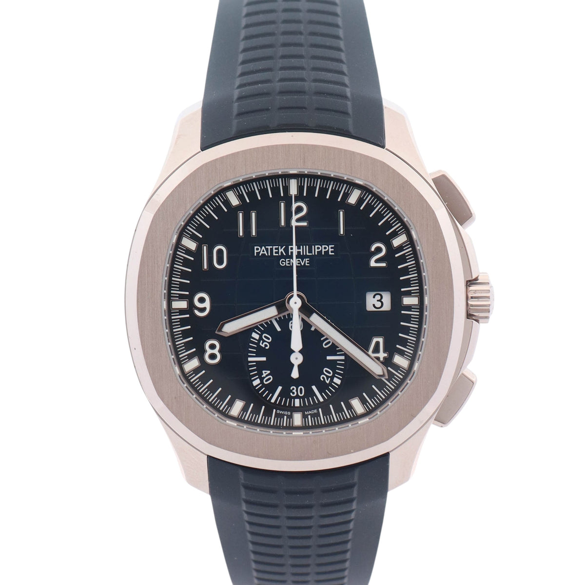 Patek Philippe Aquanaut 42mm Blue Dial Watch Ref# 5968G-001