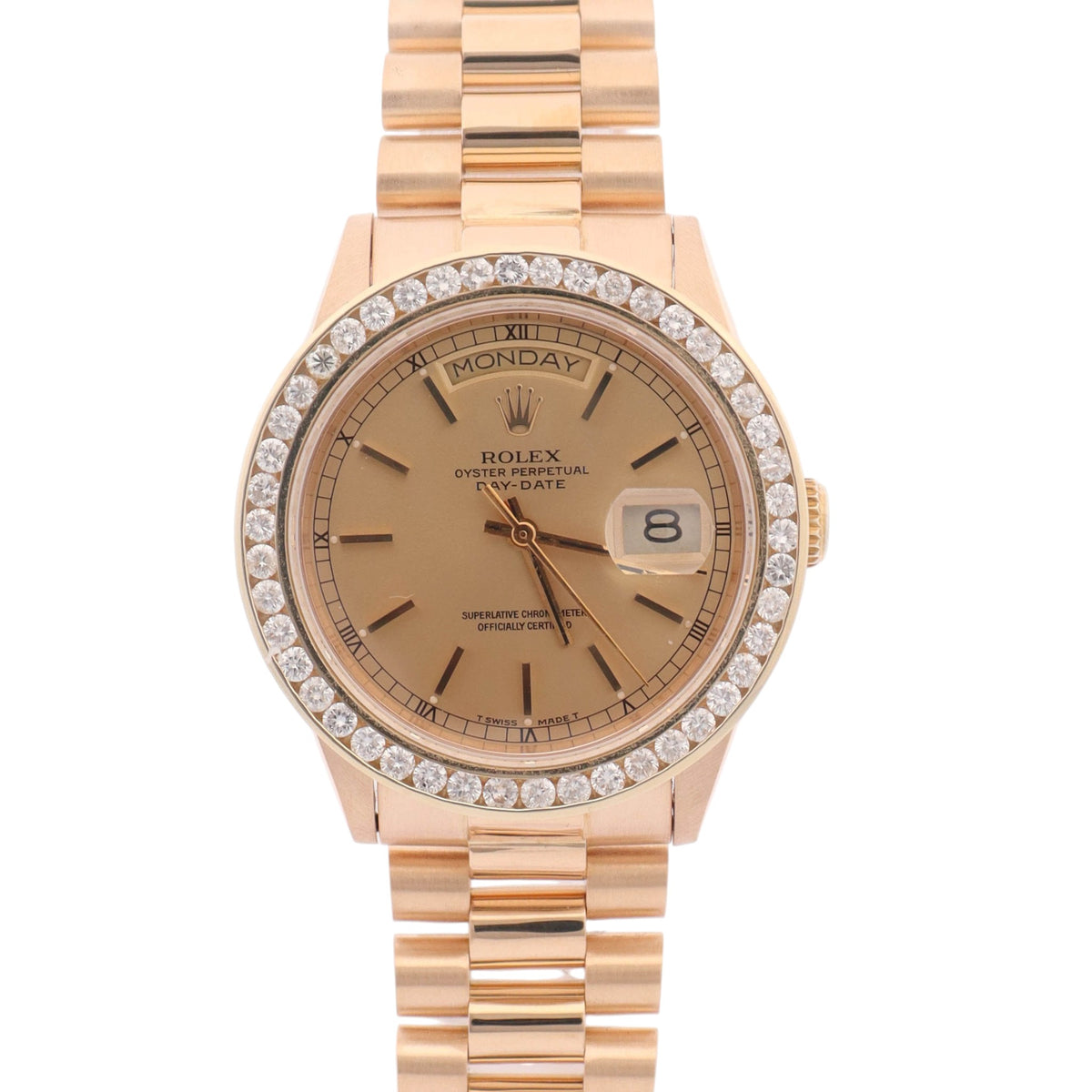 Rolex Day-Date 36mm Champagne Dial Watch Ref# 18238