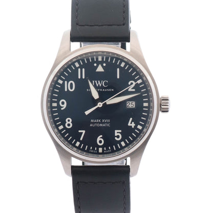 IWC Pilot Mark XVII Le Petit Prince 40mm Blue Dial Watch Ref# IW327010
