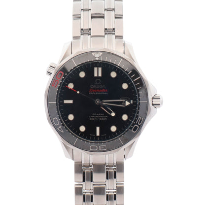 Omega Seamaster Diver 300m "007 Edition" Black 007 Dial Watch Ref# 212.30.41.20.01.005
