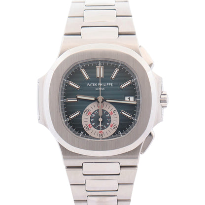 Patek Philippe Nautilus 40.5mm Blue Dial Watch Ref# 5980/1A-001